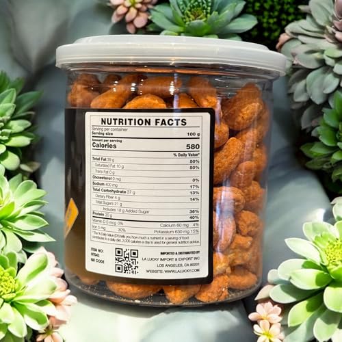 Image of 1 Pack - Cashew Nuts - Hat Dieu Vi Muoi Pho Mai - 6 Oz per Can