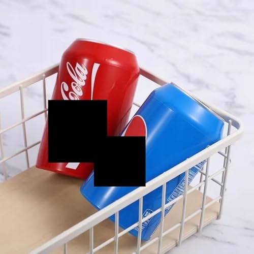 Bierdosen Tarnhülle 2er-Set – Lustiges Party Gadget Bierdose als Cola oder Pepsi getarnt – Silikon Cover 330 ml – Witziges Geschenk für Männer, Festival & Kühlschrank bierkühler flaschenkühler