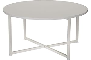 Household Essentials Scandinavian White Coffee Table