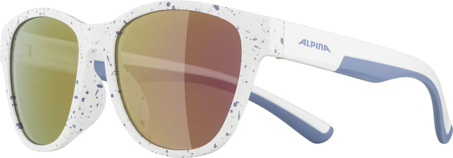 ALPINA FLEXXY COOL KIDS II - Flexible und verspiegelte Sportbrille für Kinder, Beschlagfrei, besonders bruchsicher, mit UV-A-, B- & -C-Schutz