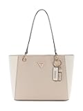Noelle II Small Tote, Off White/Taupe