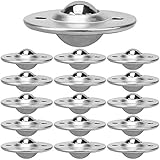 5/8-inch Ball Transfer Bearing Units, 16 Pack CY-16B Bearing Conveyor Roller Carbon Steel Flange...