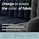 Fabricoat Stofffarbe – Wiederherstellen oder Ändern der Farbe jedes Stoffes – direkt auf den Stoff malen – verwandeln Sie alles – Sofas, Lampenschirme, Autoinnenräume (250 ml, Olivgrün)