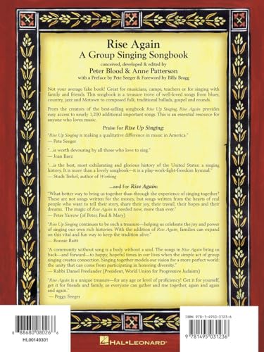 Rise Again Songbook | Words and Chords to 1200 Folk Songs for Sing Alongs, Campfires, and Music Groups | Vocal Fake Book for Community Singing and Musicians | Spiral Bound Edition - Image 2