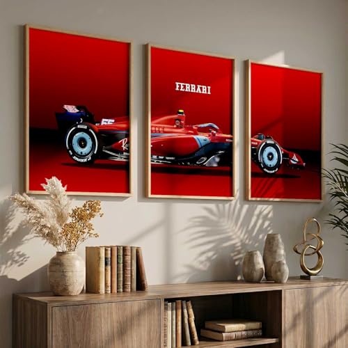 Image of kotart Big Sports Car Framed Posters | Design 910 Beige