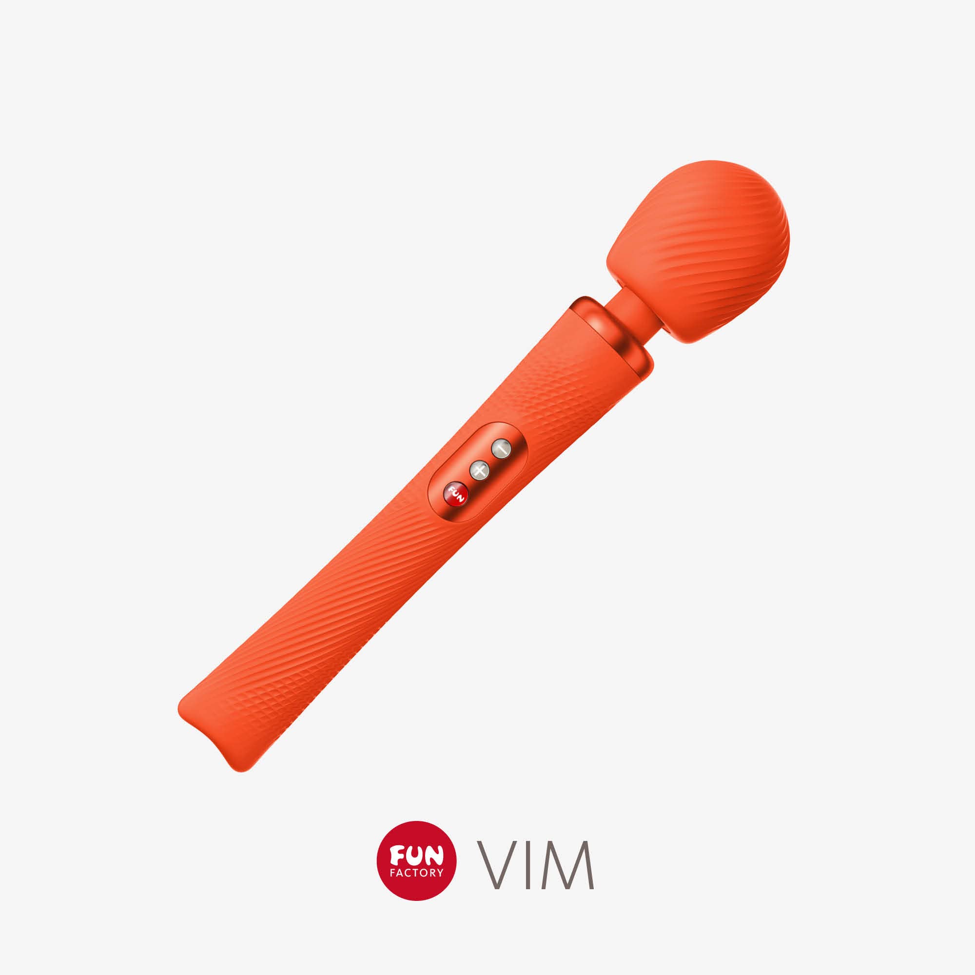 Fun Factory Vim Wand Massager Rechargeable Cordless Body Massager Quiet Operation Water Resistant Handheld Massager 5 Speeds - 3 Patterns ()