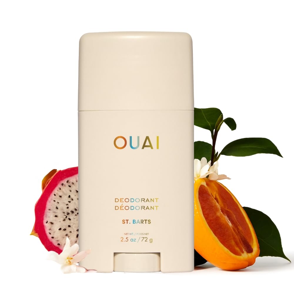 OUAI Aluminum Free Deodorant - Women's Deodorant with 24-Hour Odor Control & Invisible Application - Enriched with Notes of Dragon Fruit, Orange