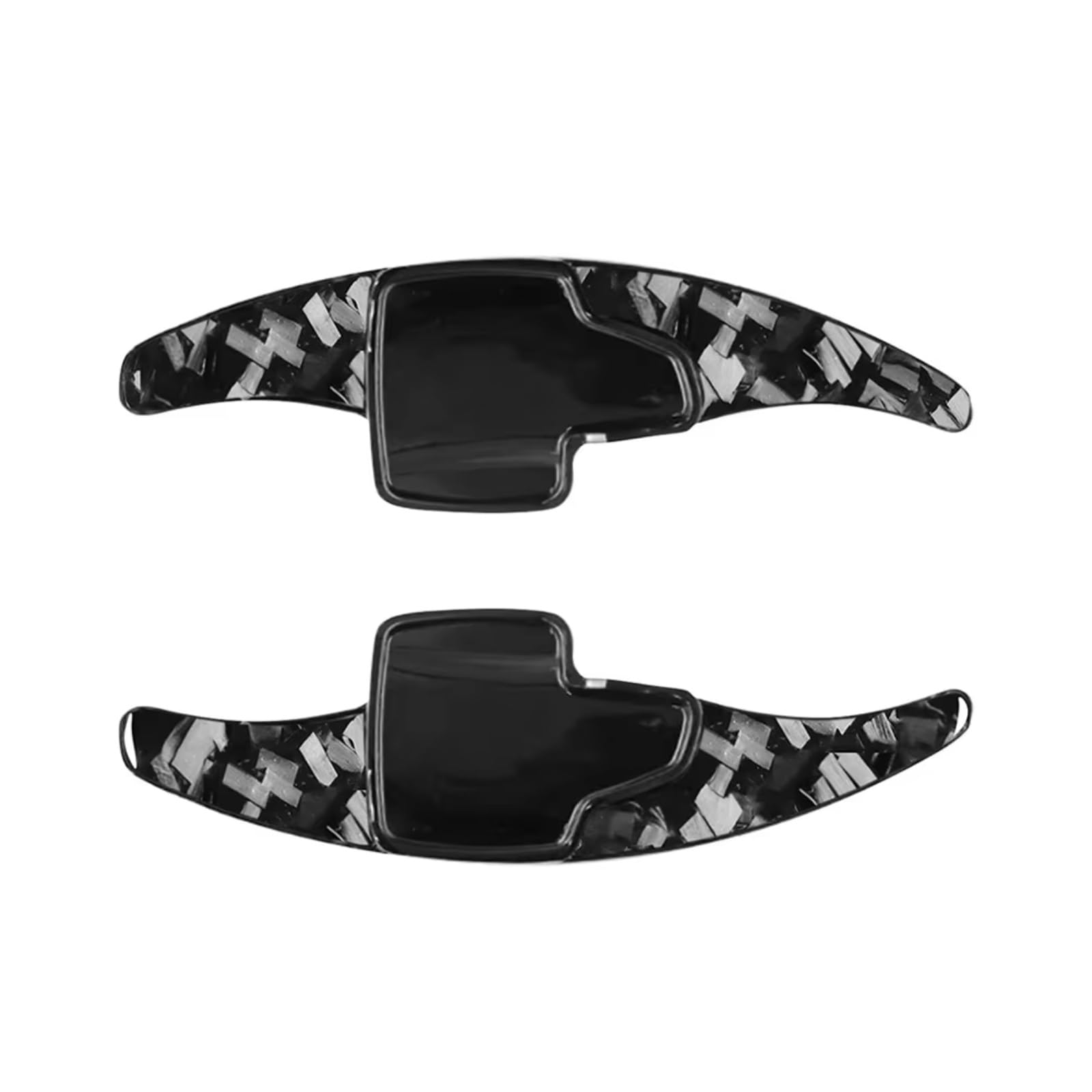 Rasfhyg Forged Pattern Paddle Shifter Extensions Compatible With For Ecosport 2018-2023 For Escape 2017-2023 Car Styling Parts Accessories Car Steering Wheel Shift Shifter Paddle Extension(Forged Pattern)