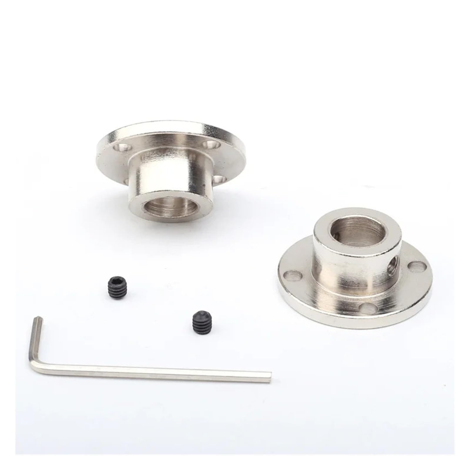 3 mm, 3,17 mm, 4 mm, 5 mm, 6 mm, 6,35 mm, 7 mm, 8 mm, 10 mm, 11 mm, 12 mm, coupleur de moteur à bride rigide (6,35 mm)