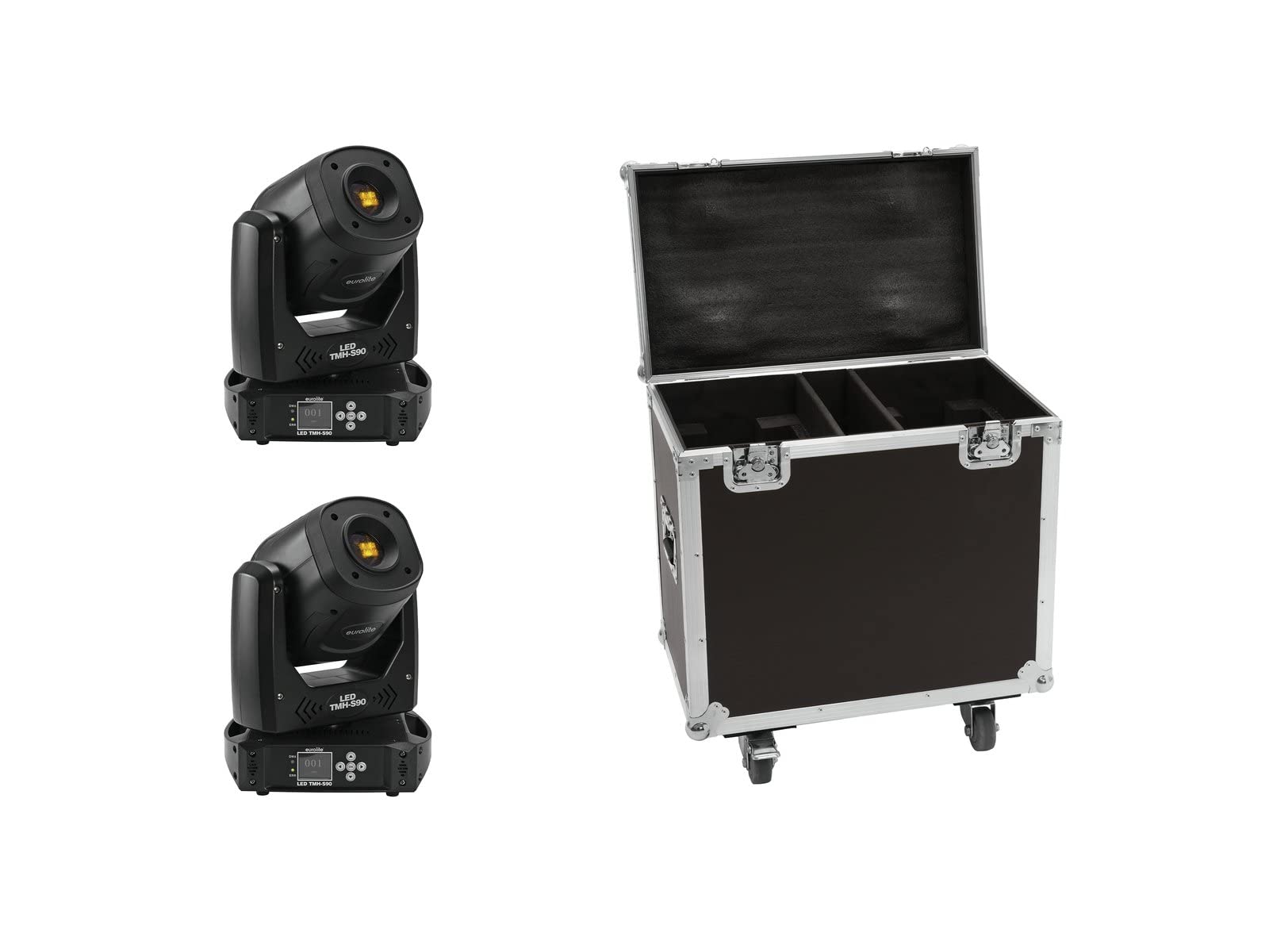 EuroliteSet 2X Led Tmh-S90 + Case