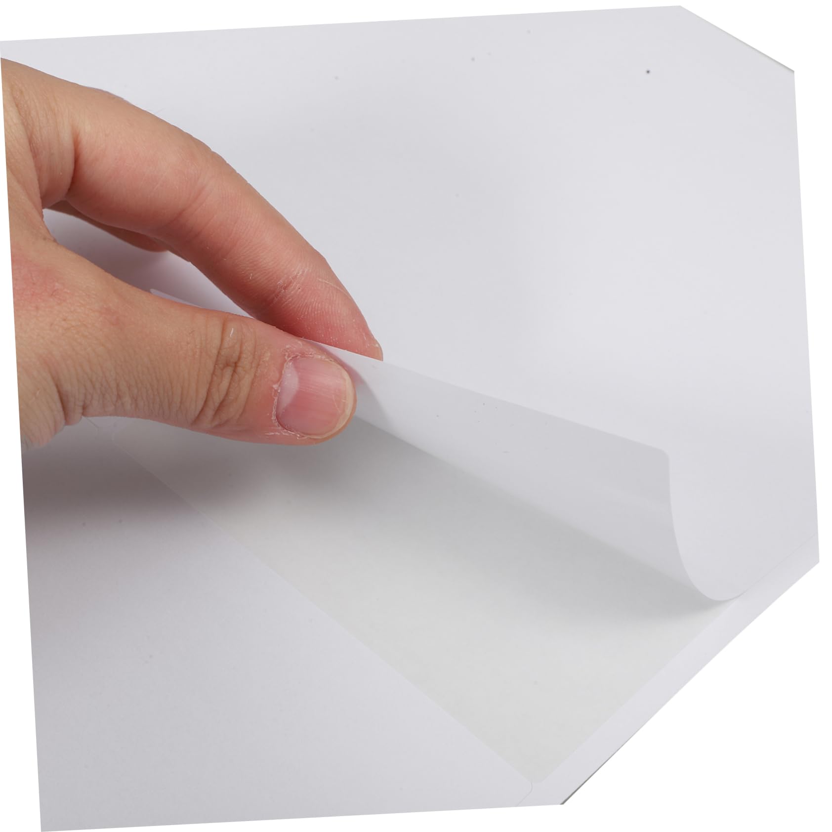 Housoutil 100feuilles Étiquettes Autocollantes Autocollants Imprimables Papier Autocollant Mat Étiquettes Papier Pour Imprimante Décalcomanies Auto-adhésives Résistantes à Eau