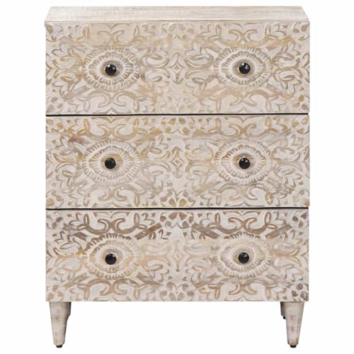 Comoda rectangular de madera de mango maciza y diseño moderno 5