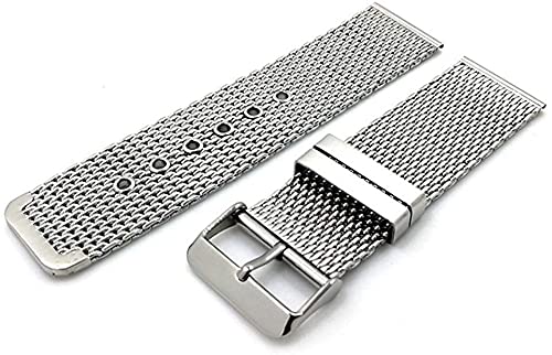 Bracelet de montre universel en acier inoxydable 18mm 20mm 22mm 24mm avec boucle