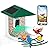 BEZOMIZ® 2.5K Smart Bird Feeder with Camera Solar Powered, Bird Watching Camera with AI Identify, Auto Capture, Instant Notifications, 2.4GHz, IP65, Ideal Gifts for Family