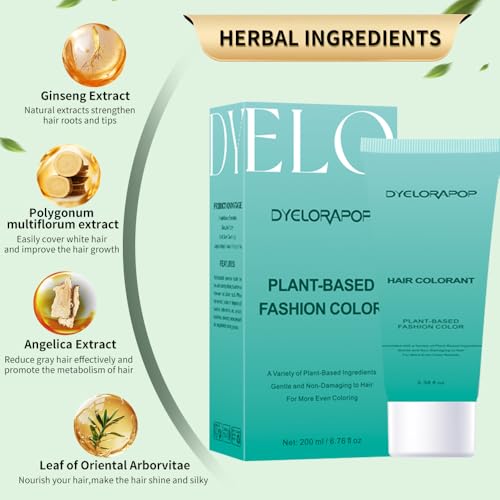 Set Tinte Permanente Herbal Dyelorapop 200ml miniatura 3