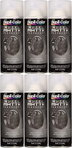 Sherwin-Williams Company Duplicolor High Performance Matte Clearcoat Wheel Paint (12 oz) - 6 Pack