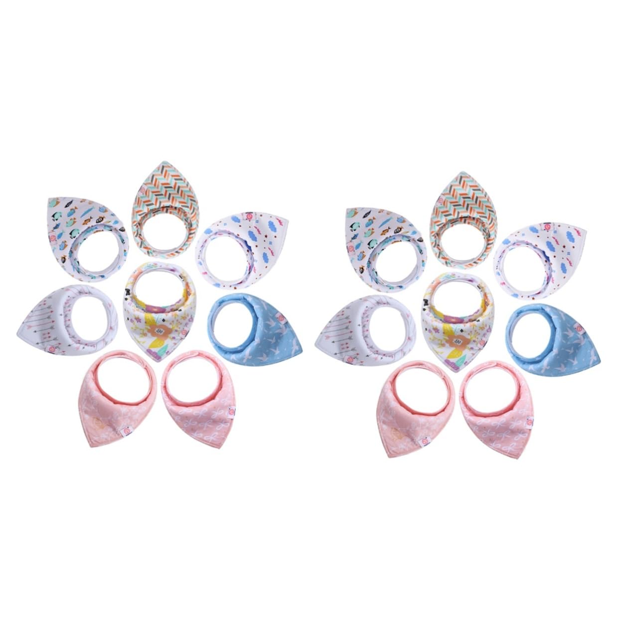 ifundom 16 Pièces Bavoirs Bébé Bave Bavoir Pour Bébé rs De Dribble Turban r Écharpe Bandana Pour rs Pour s rs Nouveau-né r De