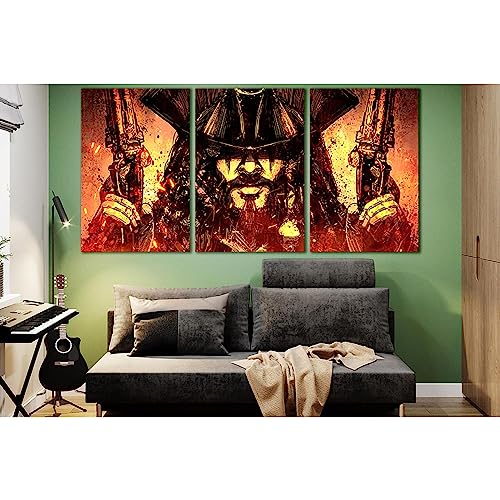 Impression sur toile pirate barbu pour sublimer le mur de votre grand salon