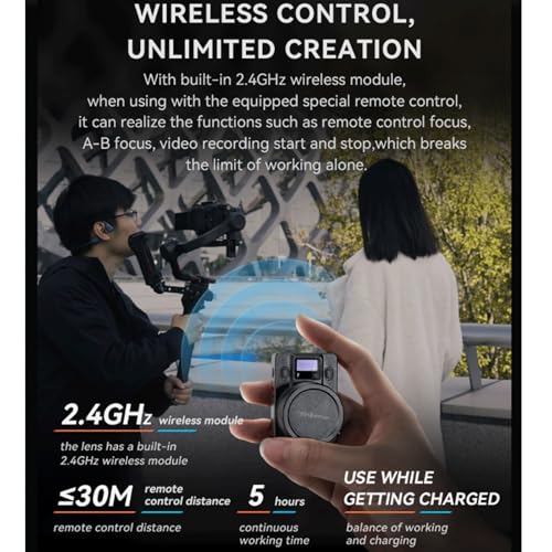 YONGNUO YN11MM F1.8S w/Remote Controller for Sony 11mm F1.8 Large Aperture Fixed Prime Lens Auto Focus APS-C Frame Ultra Wide Angle Lens for Sony E Mount Mirrorless Cameras