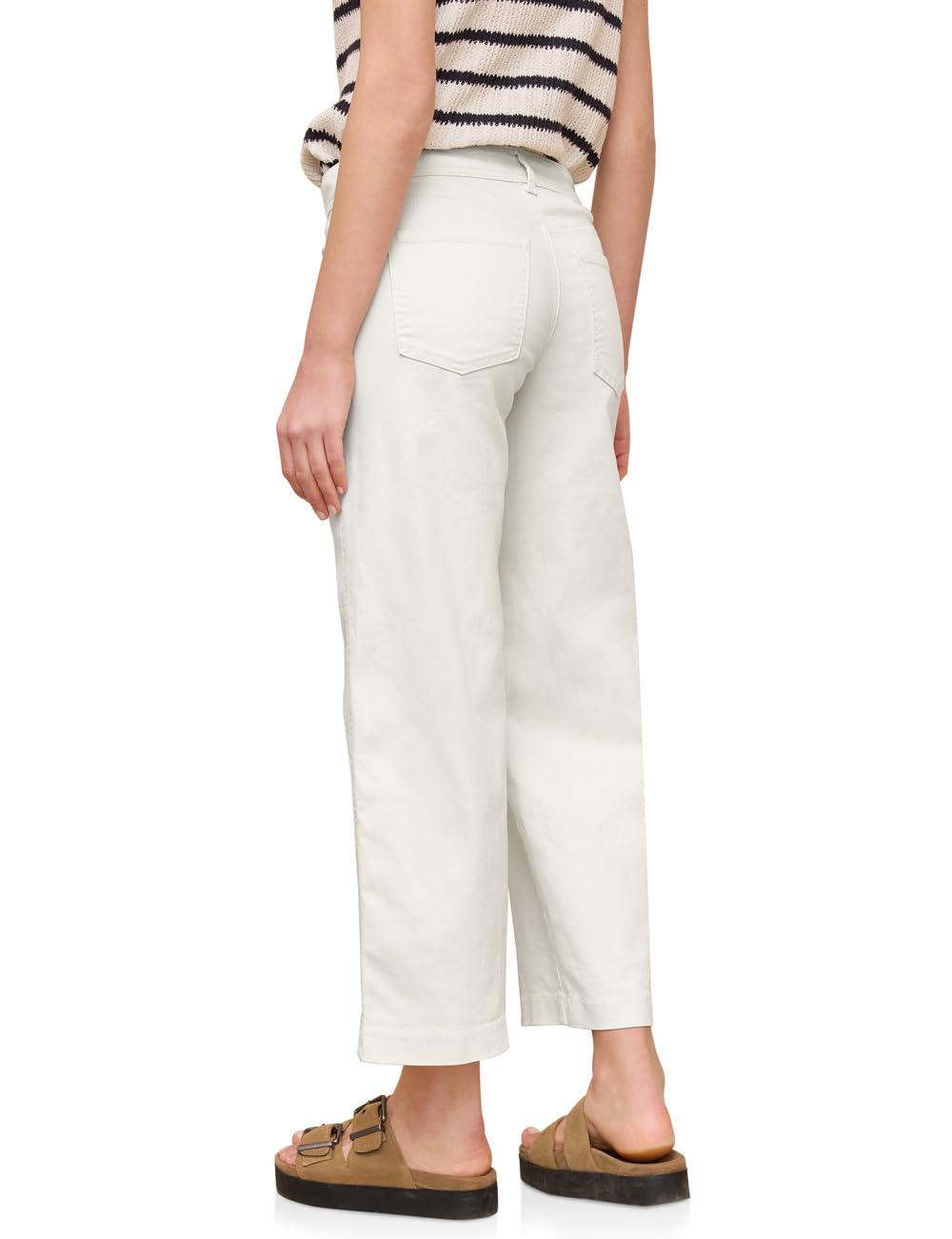 Street One Studio Damen Mid Waist Wide Leg Hose im Casual Fit 3818889