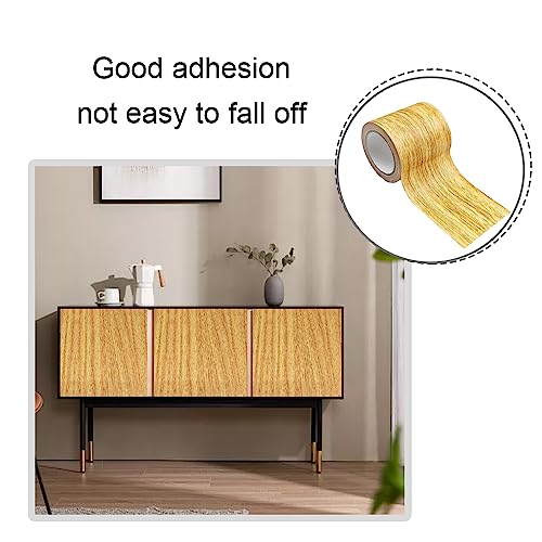 ZSRronngker Imitation Woodgrain Duct Tape Waterproof Floor Repair Tape Roll Strong Sticky Wood Grain Tape for Floors Windows - Image 4