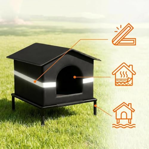 Refugio portátil plegable para gatitos con diseño impermeable de alta resistencia 5