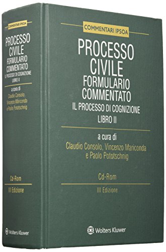  Processo Civile - Formulario Commentato Libro Ii Processo Cognizione