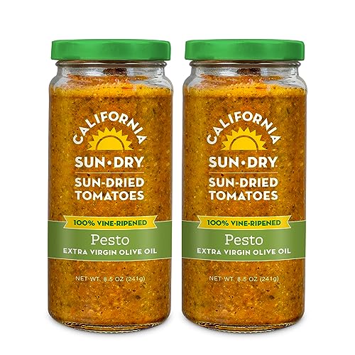Sun-Dried Tomato Pesto 8.5oz (Pack of 2) by CALIFORNIA SUN