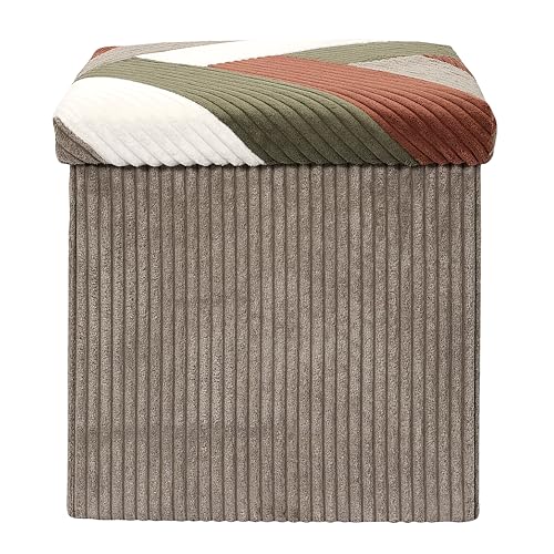 Pouf pliable patchwork pour éliminer le désordre dans la chambre - 6