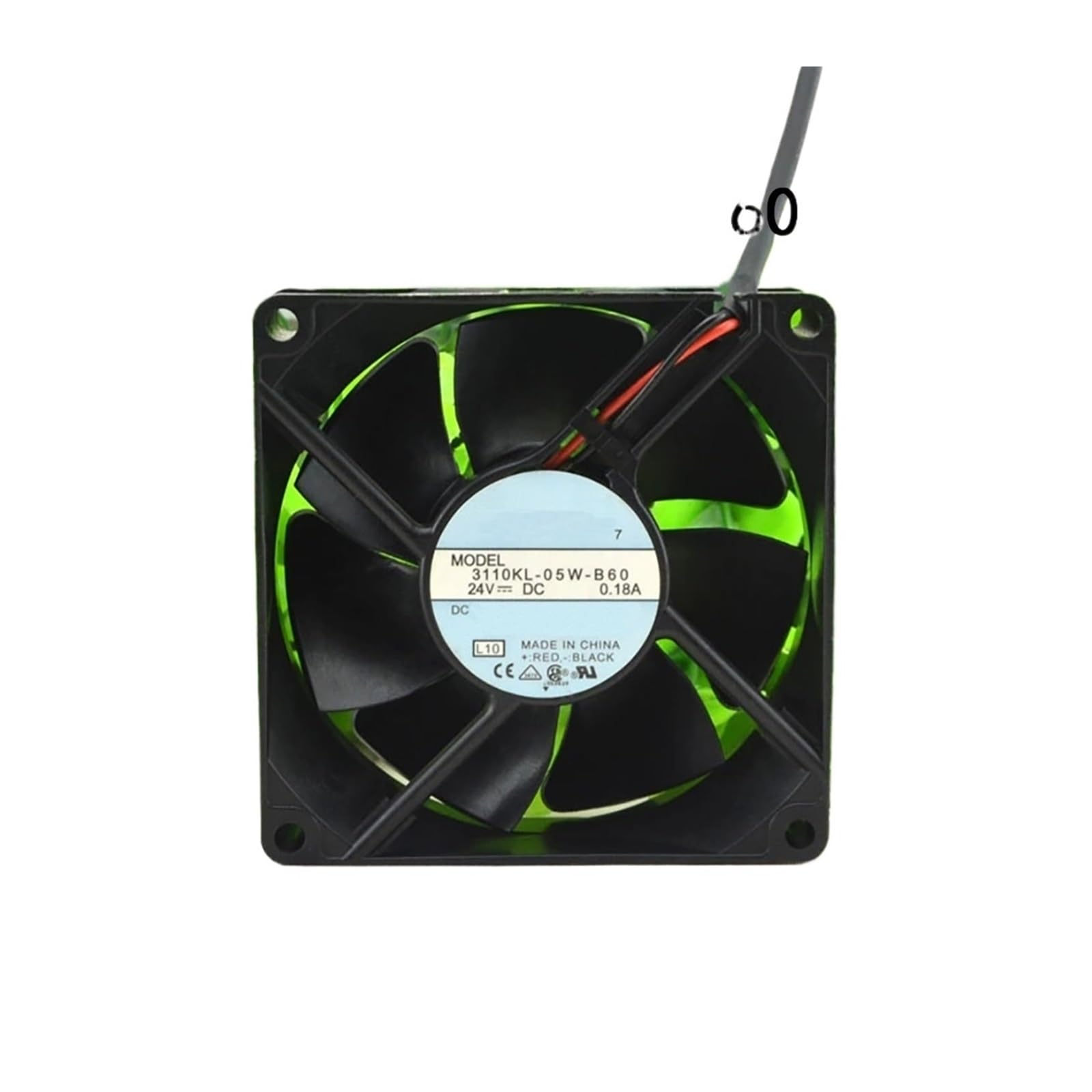 YLPWKMVZ Case cooling fan 80 * 80 * 25mm radiator 3110KL-05W-B60 24VDC