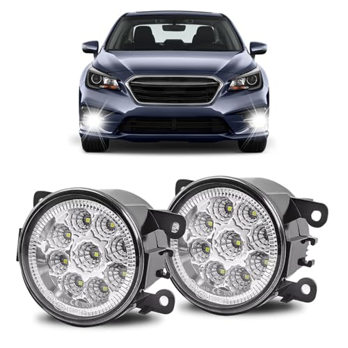 LED Fog Lamp Upgrade - 2020 Subaru Impreza 6 Fog Lights 3.5 inch OEM 19626500 Compatible For SUBARU LEGACY 2018-2024 Front Bumper H11 LED Fog Light Lamps Left Right Driver&Passenger Assemblies Fog Lights,6000K White Beam,Super Bright. 2-Pack.