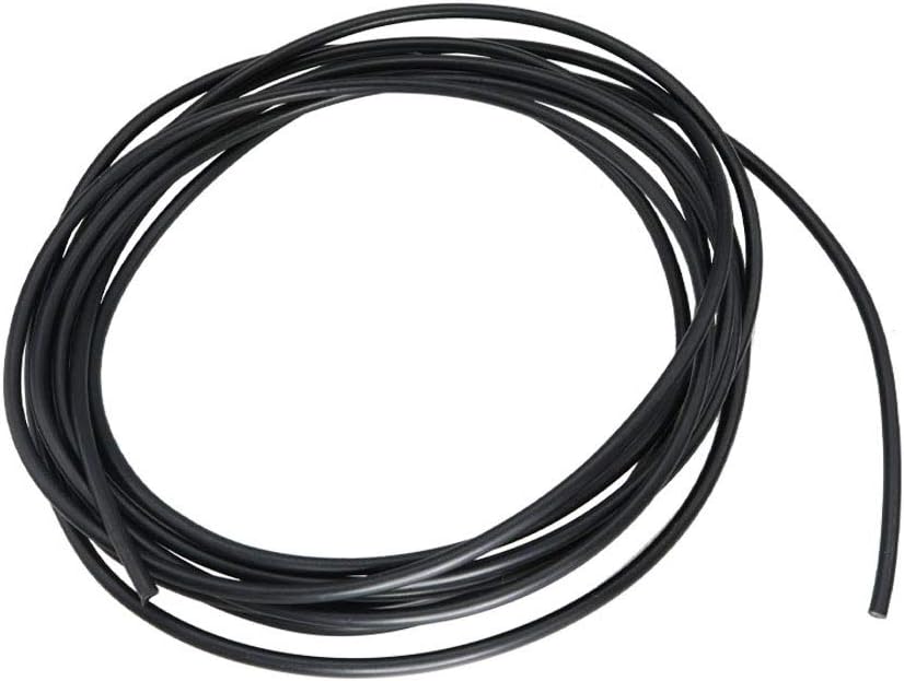Kingmaled High-Brightness PMMA Black Skin Side Glow Fiber Optic Cable for Fibre Optical Star Ceiling Led Light Kit【5M(16.4ft) * Inner Dia. 3mm(0.12in)】