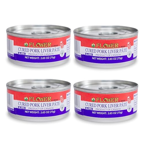 Flower Brand Cured Pork Liver Pâté 2.65 oz (Pack of 4)