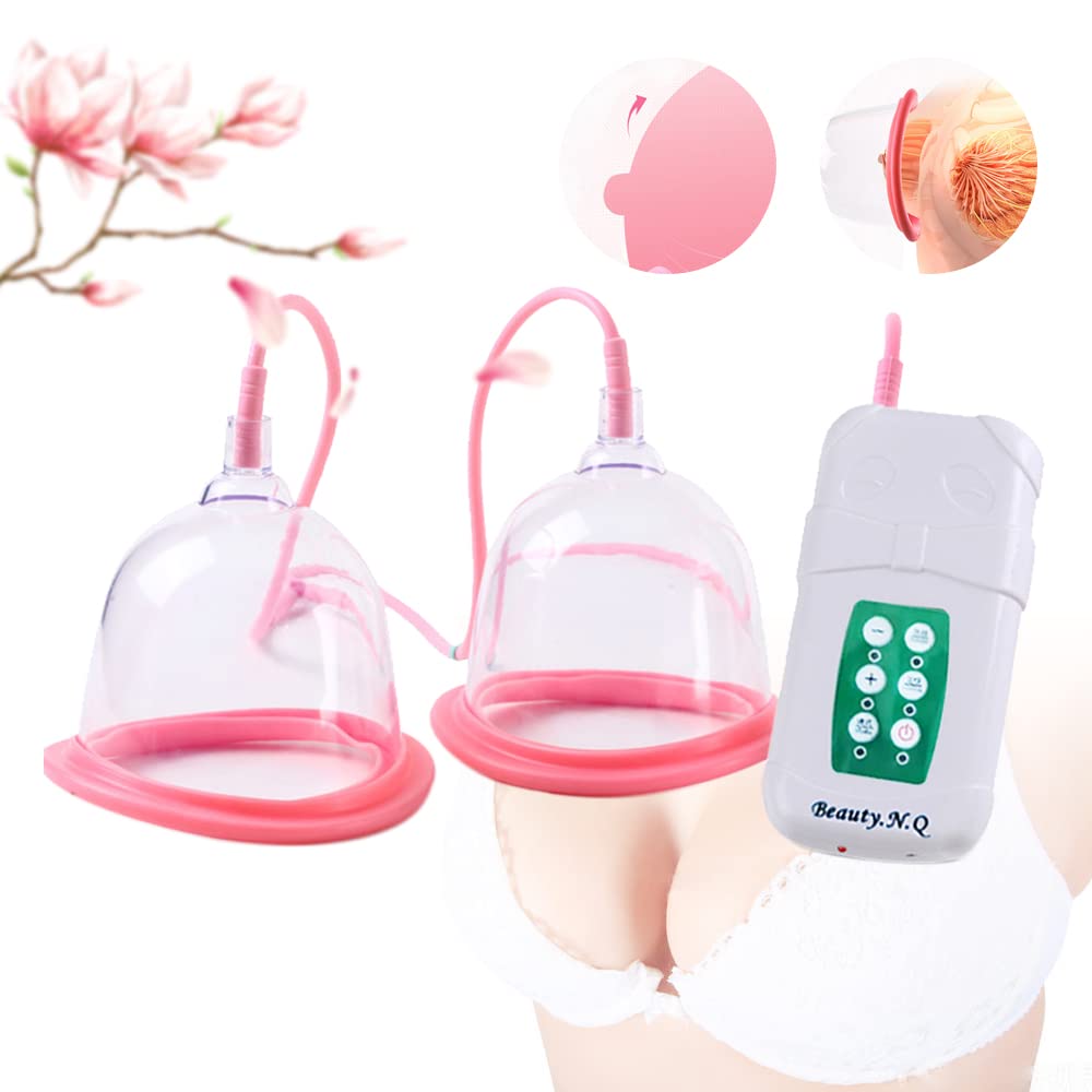 Beauté de la poitrine Machine d'agrandissement du sein Pompe électrique à usage domestique Machine de massage de développement électrique 2 modes, 3 niveaux d'intensité réglable C/D Cup