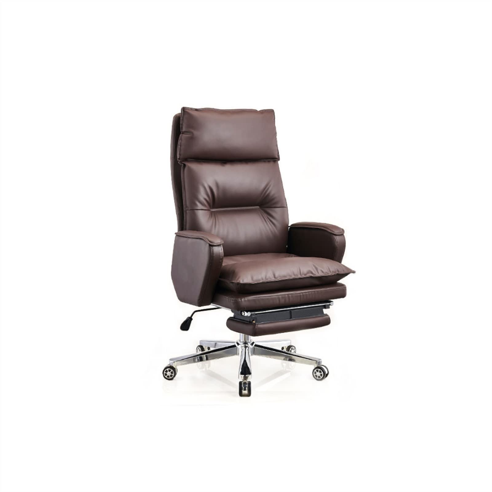 iumLeap Office Desk Chairs Boss Chair Computer Gaming Chairs Adjustable Recliner with Footrest Comfortable Leather Chair