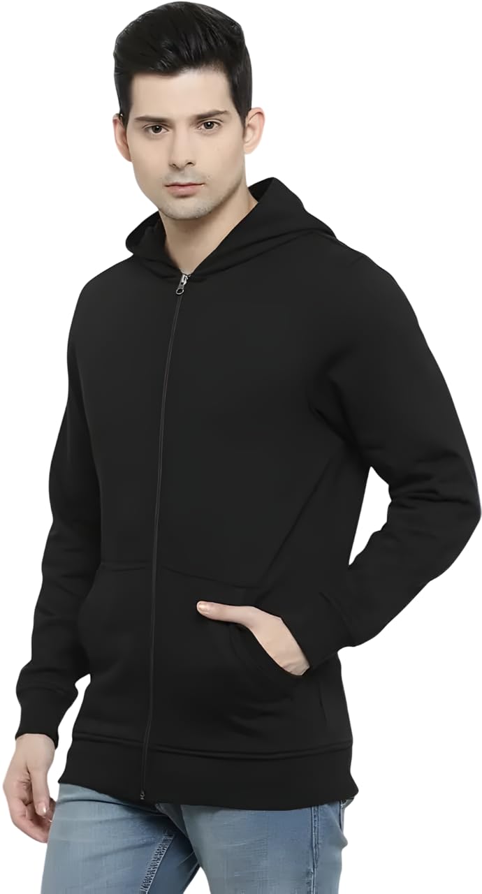Stylish Mens Fleece Long Sleeve Solid Sweatshirt | Winter Pullover for Men | Comfortable Warm | Soft & Cozy Casual Outfit | Durable Full Sleeve Design | Ideal for, Travel, College & Office-image-32