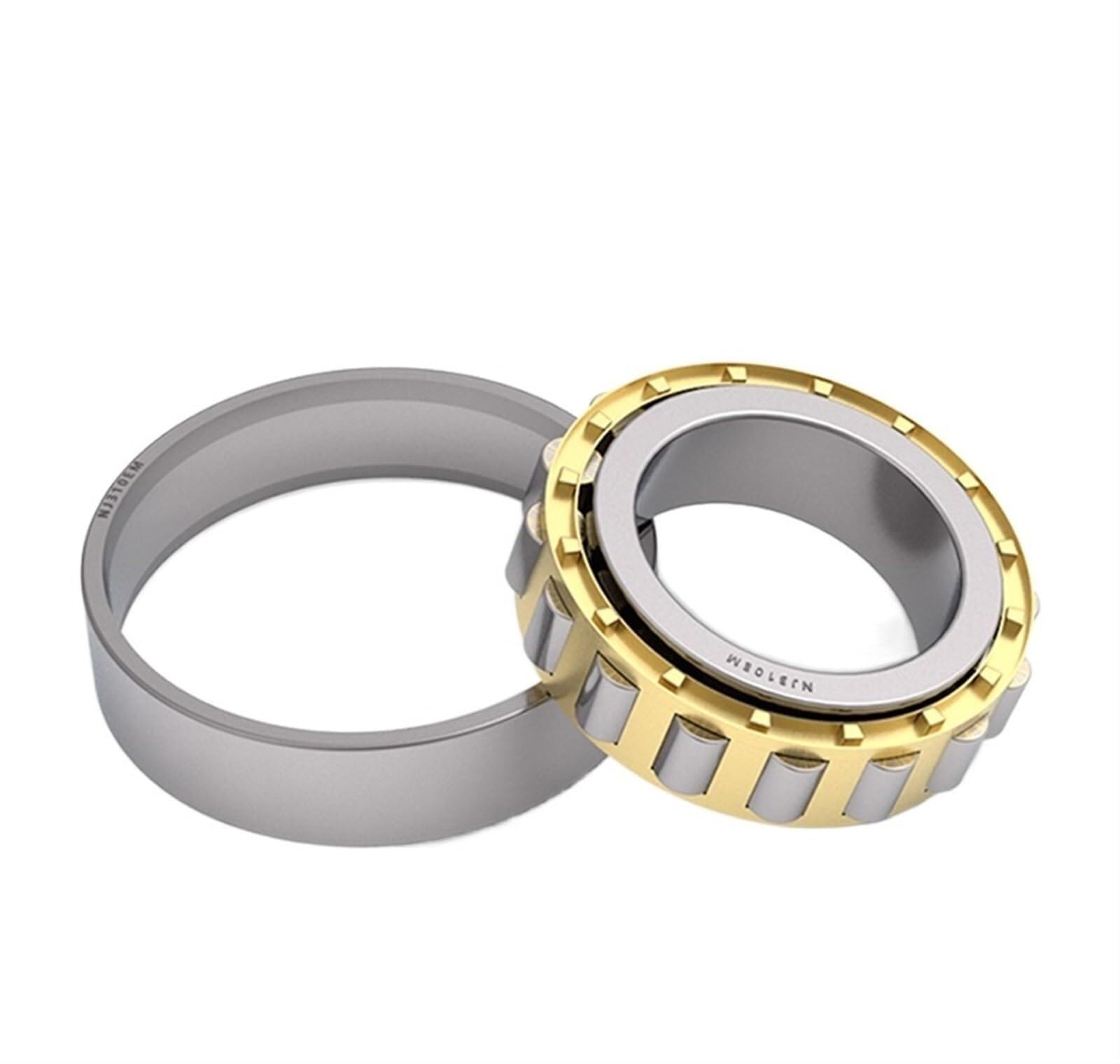 Industrielager, Bimetall-Dichtungsschild, Mikro-Rillenrillenlager, 1 Stück, Zylinderrollenlager NJ202, NJ203, NJ204, NJ205, NJ206, NJ207, NJ208, NJ209, NJ210, NJ211, NJ212EM(NJ212EM)