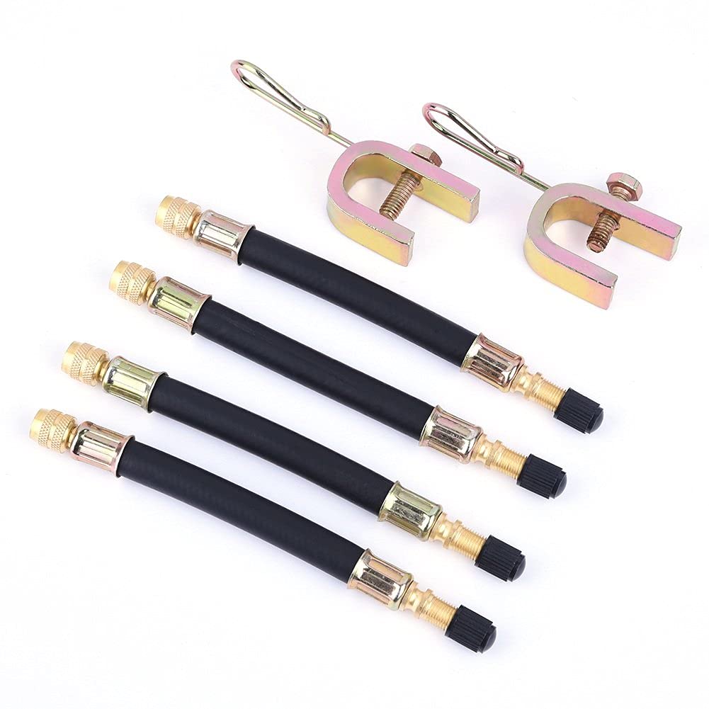 Vgeby #280 Car Tire Extension Tube, Flexible And Easy To Install 140Mm Tyre Valve Extension, 4Pcs For Auto Repair And Tire Maintenance