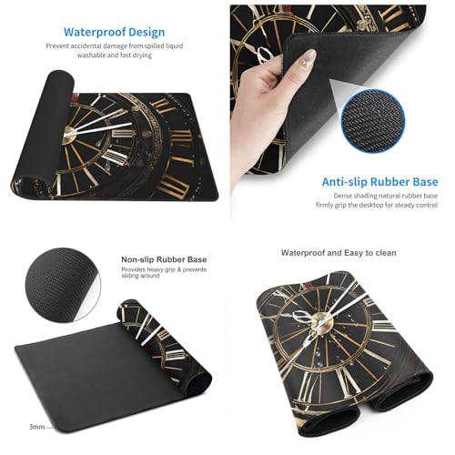 Tapis de souris de jeu extra large et tapis de souris long de bureau