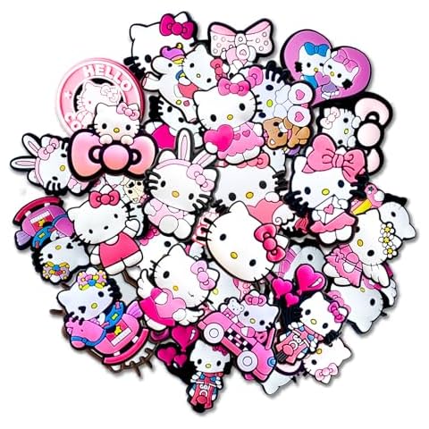 Cartoon Shoe Charms for Croc Clog Slides Sandals, Cute Shoe Accessories for Party Favor (20Pcs) Cover
