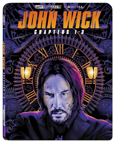 John Wick: Kapitel 1 – 3 (Collector’s Edition) – 4K Steelbook (UHD + Blu-ray Disc)