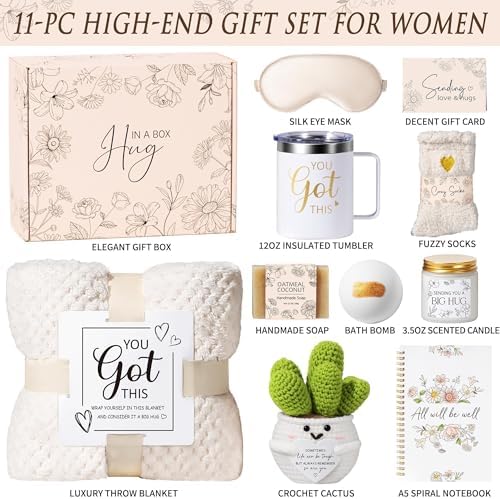 Get Well Soon Gifts Baskets for Women Spa Self Care Package After Surgery - 1
