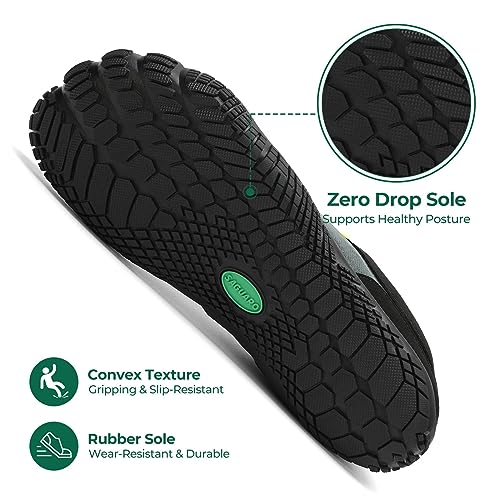Miniatura 5 de Saguaro Zapatillas Minimalistas Hombre Zapatillas Barefoot Mujer Ligera Transpirable Calzado Minimalistas Para Wide Tox Box Paynes Gris, Gr.42 Eu