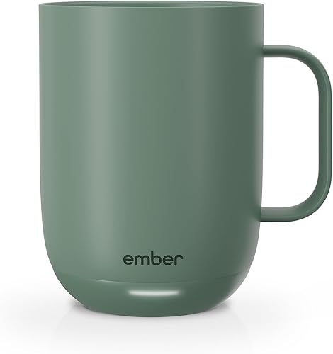 Miniatura 107 de Ember Taza inteligente con control de temperatura, 2, 14 onzas, taza de café calentada controlada por aplicación con duración de la batería de 80