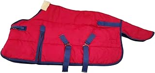 Sharplace Couverture imperméable pour Cheval, Accessoires d'équitation, Respirante et Coupe-Vent.