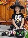 Tstars Ribcage Skeleton Candy Shirt Funny Xray Halloween Shirts for Toddler and Youth Kids 5/6 Black