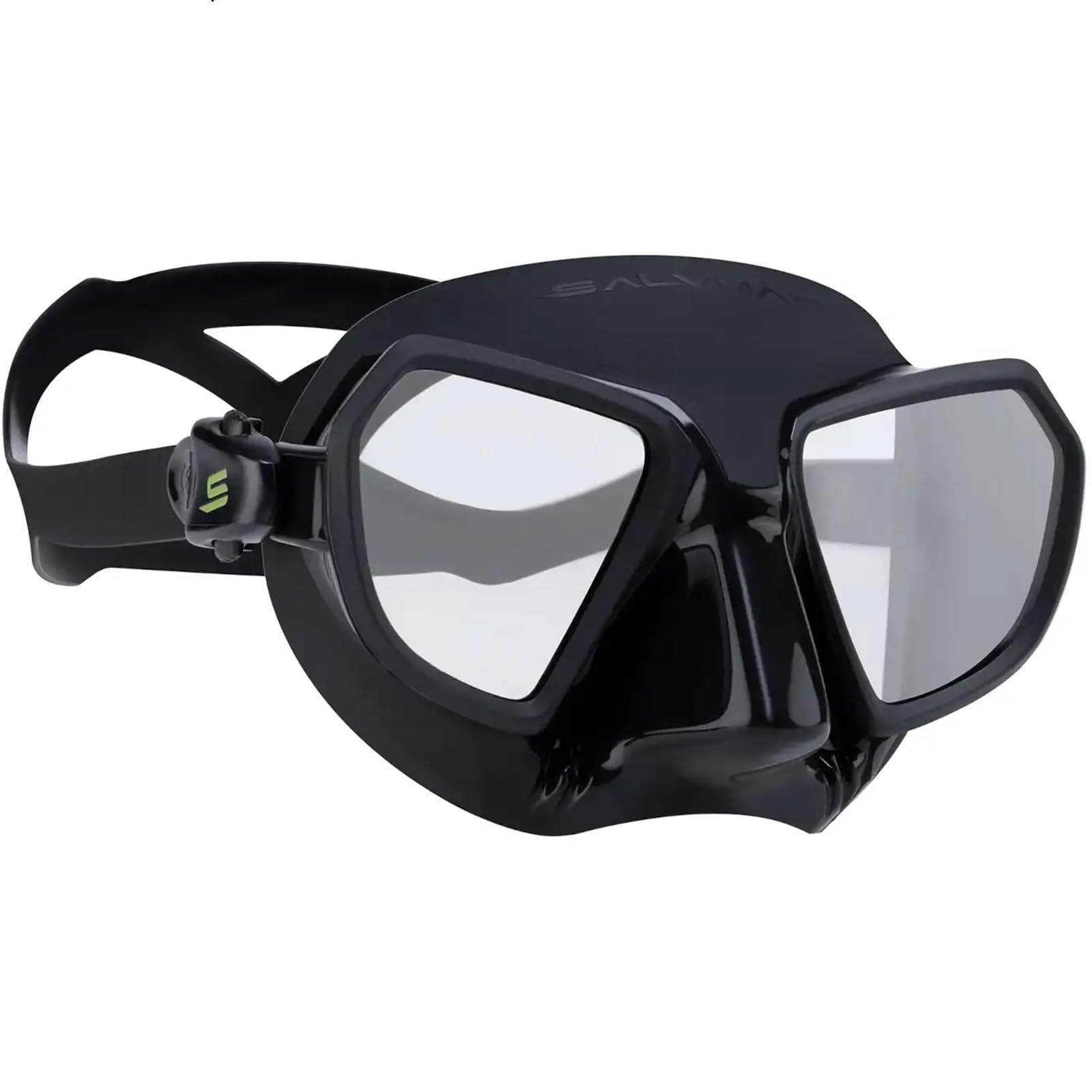 SALVIMAR Máscara unisex Noah antivaho | Máscara duradera ligera ajustable de bajo volumen interno para buceo y pesca submarina con marco moldeado y correa de silicona