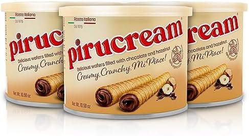 Pirucream Rolled Wafer Can - Pack of 3 (300g/ 10.59oz)