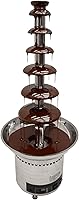 Vista 1 de Fuente de chocolate de 7 niveles, máquina de cascada de chocolate de acero inoxidable, torre de fondue de queso caliente con control automático