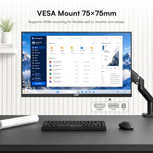 Image of 32 Inch 4K Computer Monitor, UHD 3840 * 2160P, 60HZ, 4000:1 Contrast Ratio, 97% sRGB, FreeSync, Eyecare, IPS Panel, Compatible with Wall Mounting, Ideal for Business & Office